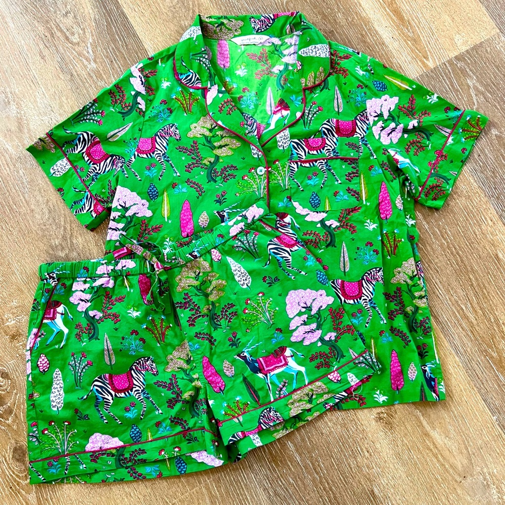 Printfresh Antelopes Garden Pajama Set